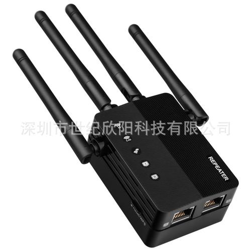 亚马逊双频1200m 穿墙中继器 智能无线wifi信号扩展器 厂家直供采购